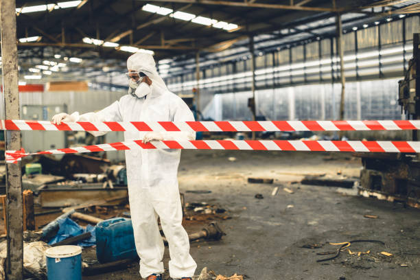 Professional Biohazard technician working in Young Harris, GA